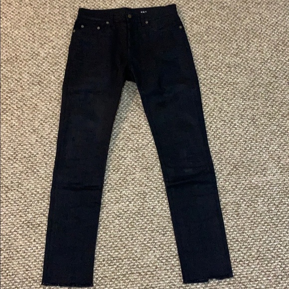 saint laurent raw denim